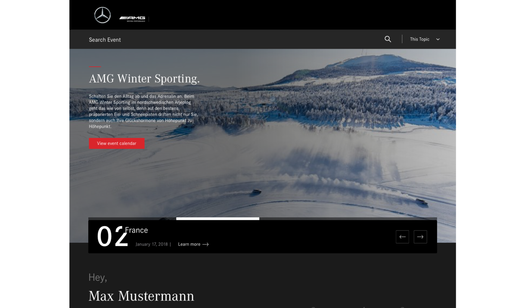 AMG member lounge detail